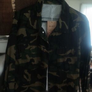 Manly Camouflage Blazer Jacket